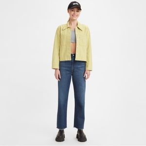 Levi’s Ribcage Straight Ankle Jean • Dark Wash • Size 28W29L